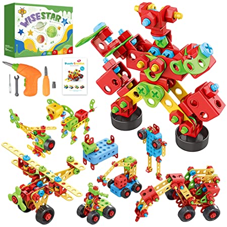 TYORORO おもちゃ 男の子 知育玩具 恐竜 SUVジープ 3-IN-1ブロック 積み木 組み立て玩具 子供 幼児 保育園 小学生 贈り物 誕生日プレゼント 出産祝い 入園 クリスマスプレゼント (375PCS)
