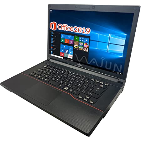 富士通 ノートPC A574/15.6型/MS Office H&B 2019/Win 10/Core i5-4300M/wajunのWIFI/Bluetooth/HDMI/DVD/4GB/256GB SSD (整備済み品)