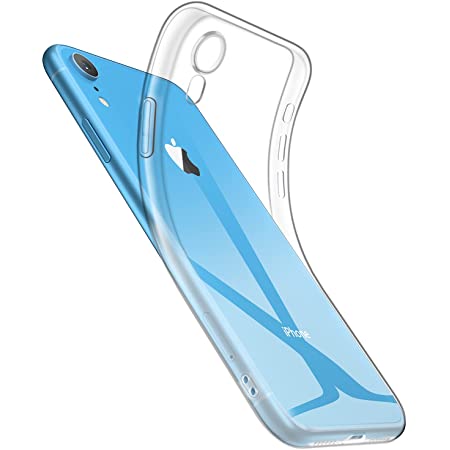 NIMASO ケース iPhone XR 用 軽量 ケース ソフト 全面クリア TPU カバー アイフォン 10r 対応 ワイヤレス充電対応 ベーシック シリーズ NSC21C190