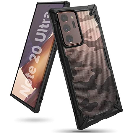 iFace Reflection Galaxy Note 20 Ultra ケース クリア 強化ガラス [ブラック]