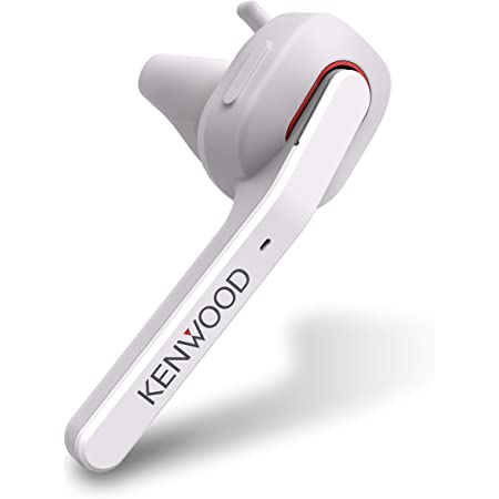 JVCケンウッド KENWOOD KH-M500-W 片耳ヘッドセット Bluetooth対応 連続通話時間 約7時間 左右両耳対応 ハンズフリー通話対応 テレワーク・テレビ会議向け ホワイト