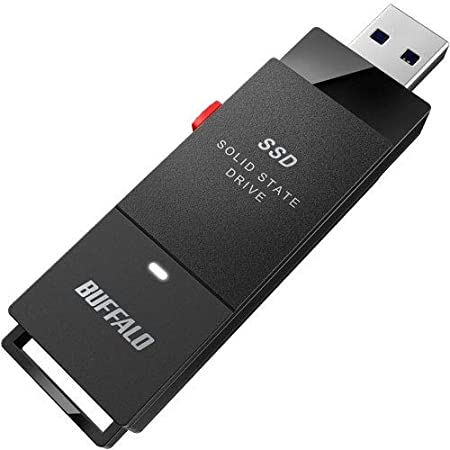 バッファロー SSD-PUT500U3-BKA ［TV対応 PC向USB3.2(Gen1)スティック型外付SSD］