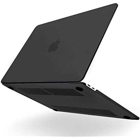 tomtoc MacBook Air 13 M1 用 ケース 2020 薄型 カバー 2021-2018モデル対応 軽量 保護ハードケース マックブックエアー A1932 A2179 A2337 擦り傷防止 着脱簡単 マット ブラック