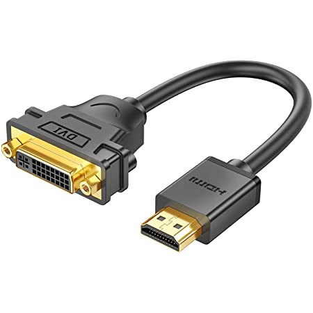 HDMI-DVI 変換ケーブル 1.8M 双方向対応 dvi hdmi 変換 アダプタ 1080P 対応 DVI-D オス-HDMI タイプAオス PS4 PS3 TV モニター プロジェクターに適用