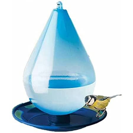 鳥給水器 水フィーダ 水滴形状 ハンギング 野鳥 掛けフック 屋外 庭 装飾 鳥給水器 バードフィーダー