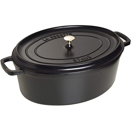 【 STAUB × minä perhonen 】 staub ストウブ 「 フォレスト ココット オーバル バジル 23cm 」 ミナ ペルホネン 両手 鋳物 ホーロー 鍋 IH対応 【日本正規販売品】 Forest cocotte oval 40502-301