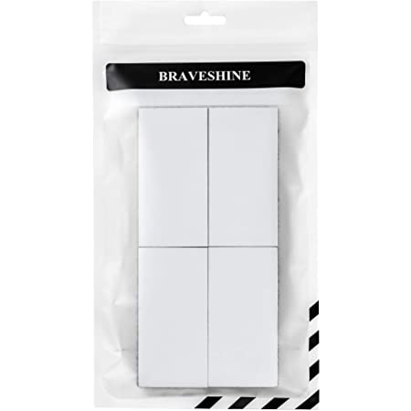 BRAVESHINE 面ファスナー 両面テープ付き 超強力 ベルクロテープ 面ファスナーテープ 5cm×10cm オスメスセット 防水タイプ 固定用