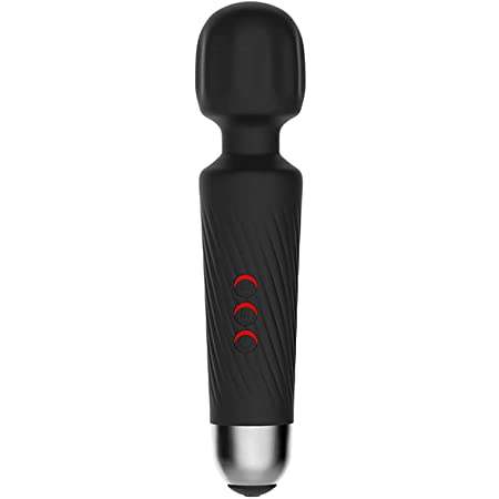 Heylife【2021進化版】コードレス USB充電式 電動 防水 強力 静音 小型 シリコン製 ブラック