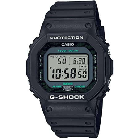[カシオ] 腕時計 ジーショック Black and Green Series Bluetooth 搭載 電波ソーラー GW-B5600MG-1JF メンズ ブラック