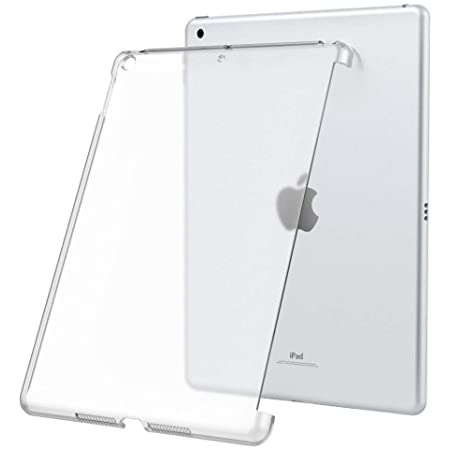 BIGKON iPad 8 ケース 2020 iPad 8/7 ケース 10.2インチ 2020/2019モデル 第8/7世代用 カバー クリア 薄型 軽量 傷防止 耐衝撃 背面9H硬度加工 TPUバンパー カメラ保護 黄変防止 ハードカバー (透明)