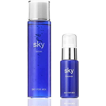 sky スキンケア セット メンズ 化粧水＆乳液 スターターセット 2本 (150ml＆50ml)