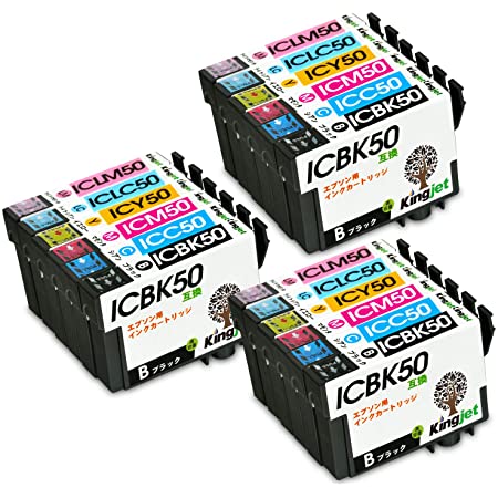 Ftprint用 互換 インクカートリッジ IC6CL50 6色セット ×3 (18本) ICチップ付き 50 IC50 大容量タイプ 汎用 対応機種：EP-301 EP-302 EP-702A EP-703A EP-704A EP-705A EP-774A EP-801A EP-802A EP-803A EP-803AW EP-804A EP-804AR EP-804AW EP-901A EP-901F EP-902A EP-903A EP-903F EP-904A EP-904F PM-A820 PM