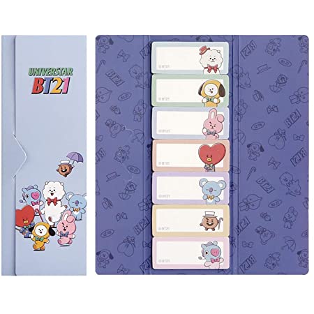 BTS (防弾少年団) 公式 グッズ [BT21] PP カバー ふせん ポストイット(RED)