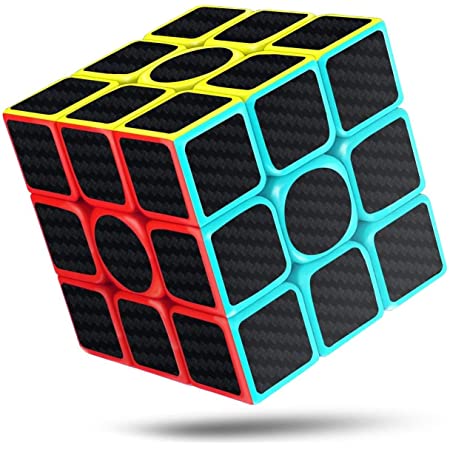 魔方 キューブ 3x3x3 立体パズル 競技専用 回転スムーズ 炭素繊維 世界基準配色 ver.2.0 グレードアップ版 対象年齢：6歳以上