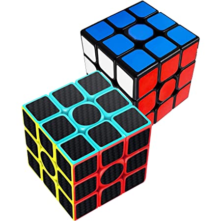 魔方 キューブ 3x3x3 立体パズル 競技専用 回転スムーズ 炭素繊維 世界基準配色 ver.2.0 グレードアップ版 対象年齢：6歳以上