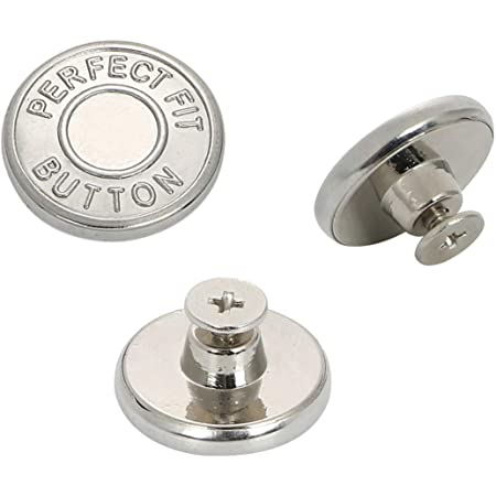 Bhjcui ボタン ジーンズ 取付簡単 取り外し可能 ジーンズ用ボタン ウエスト調整 DIY 裁縫 手芸 手作り 飾りボタン 交換 20個セット