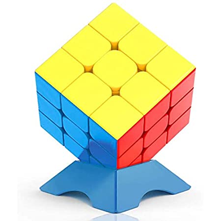 魔方 Magic Cube キューブ 立体パズル 2×2 3×3 Magic Cube Set ステッカーレス 競技用 世界基準配色 ver4.0 ポップ防止 脳トレ 知育玩具 対象年齢：６歳以上 (マルチカラー2×2 3×3)