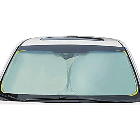 [hahiho]トヨタ RAV4 自動車サンシェード 車のフロントガラスのサンシェード日よけ 日焼け対策 日差しカット 断熱 遮光 折りたたみ 紫外線対策 UVカット 簡単取り付け 収納バッグ付き (150*70CM)