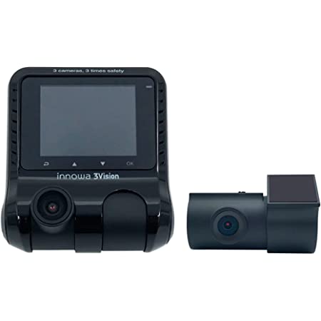 innowa (イノワ) 3Vision 前中後 3カメラ 同時録画 ドライブレコーダー 常時/衝撃録画 64GBのSDカード付 2年保証