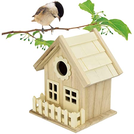 【2021最新】 Tivyanlim 巣箱 DIY Nest Dox Nest House Bird House 巣箱、巣箱、鳥のための鳥の家屋外の木製の箱の家、巣の家、鳥愛好家のための理想的な贈り物、誕生日材料の安全性、野鳥 観察 鳥 巣 設置 小鳥 鳥かご Bird House Bird Boxバードハウス 庭 インコ ケージ ハウス インテリア 環境保護 バードハウス 鳥の巣 インテリア 工芸品 窓の装飾