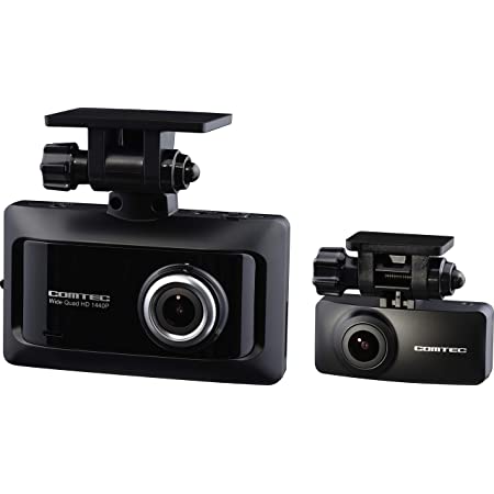コムテック GPS内蔵ドライブレコーダー 駐車監視・直接配線コード セット ZDR035 ＆ HDROP-14 前後2カメラ ドラレコ