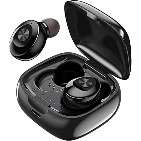 Bluetooth イヤホン Egoelifeワイヤレスイヤホン タッチ式 完全ワイヤレスイヤホン Hi-Fi 自動ペアリング Bluetoothヘッドセット ブルートゥースイヤホン 接続完了表示 片耳/両耳対応 左右分離型 最大36時間音楽再生 音量調整/ IPX7防水 運転 WEB会議 ACC/Siri対応 ハンズフリー通話勤務/ビジネス IOS/Android対応 PSE認証/MSDS認証/TELEC認証【1年安心保障付き】