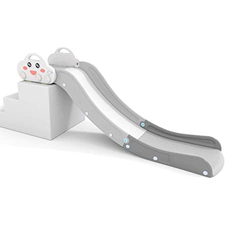HAPPYMATY 屋内滑り台　遊具 室内スライダー　幼児 滑り台 プレゼント ギフト 　３歳～　 (ブルー)