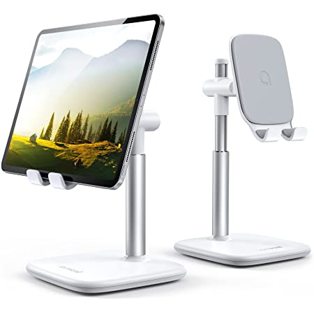 Lomicall タブレット スタンド 高さ調整 ホルダー 角度調整可能 : 卓上縦置きスタンド, タブレット置き台, 立てる, ipad11 スタンド, テーブル, 横向き, ipadpro 縦, テレワーク, Zoom 会議, tablet iPad stand, ipadpro12.9 スタンド, ipad立て, ipad支架, switch 台, ipad pro 初代 スタンド, タブレット スタンド 高さ調整 軽量, ipad mini5 対応 スタンド, ipadスタンド縦向き, ipad