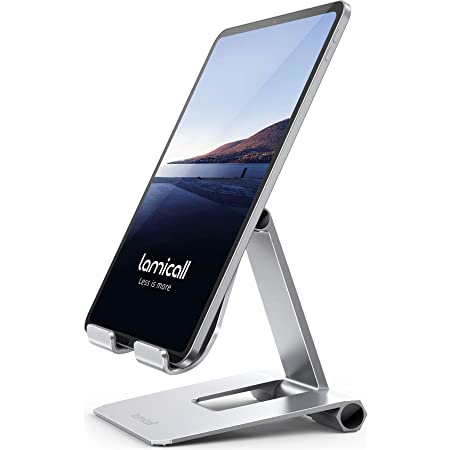 Lomicall タブレット スタンド 高さ調整 ホルダー 角度調整可能 : 卓上縦置きスタンド, タブレット置き台, 立てる, ipad11 スタンド, テーブル, 横向き, ipadpro 縦, テレワーク, Zoom 会議, tablet iPad stand, ipadpro12.9 スタンド, ipad立て, ipad支架, switch 台, ipad pro 初代 スタンド, タブレット スタンド 高さ調整 軽量, ipad mini5 対応 スタンド, ipadスタンド縦向き, ipad