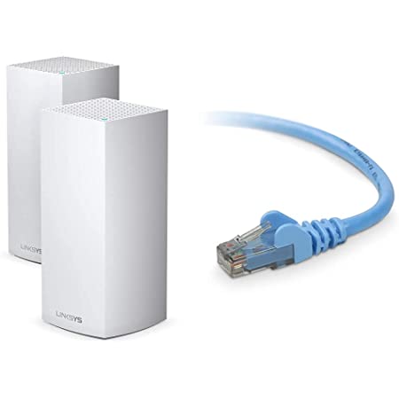 LINKSYS Wi-Fi 6 メッシュ無線LAN ルーター 11ax / 11ac Velop AX4200 トライバンド 2個パック 2402 + 1201 + 574 Mbps. MX8400-JP-A