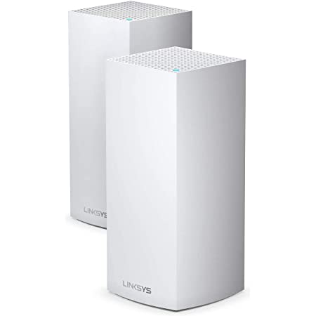 LINKSYS Wi-Fi 6 メッシュ無線LAN ルーター 11ax / 11ac Velop AX4200 トライバンド 2個パック 2402 + 1201 + 574 Mbps. MX8400-JP-A