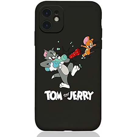 トムとジェリー iphone12 用 ケース スマホケース Tom and Jerry 指紋防止 レンズ保護 Qiワイヤレス充電対応 iphone12 シリコーンケース