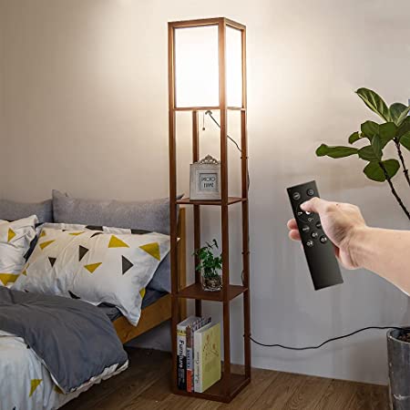 addlon フロアライト フロアランプ LED フロアスタンド E26 LED電球付き おしゃれ 間接照明 目に優しい 組立簡単 寝室/リビング/書斎/オフィスなど適応 ブラック