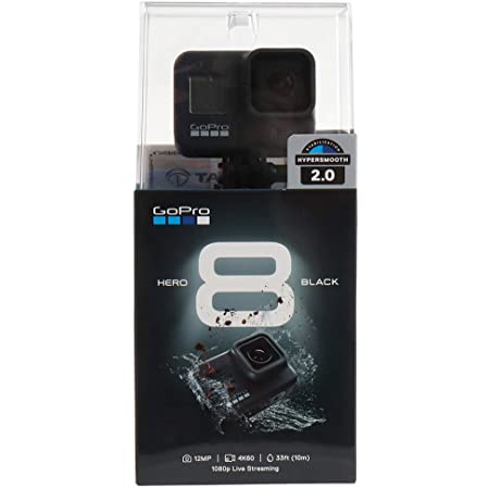GoPro HERO8 Black ゴープロ ヒーロー8 ブラック ウェアラブル アクション カメラ CHDHX-801 ＋ マイクロ SD カード 64GB ＋ オリジナル 0.5m Cタイプ 予備充電ケーブル セット [並行輸入品]
