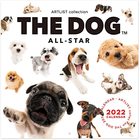 THE DOG カレンダー 2022 壁掛け ミニカレンダー [ フレンチ・ブルドッグ ] 犬カレンダー スケジュール表 (2021年9月～2022年12月)