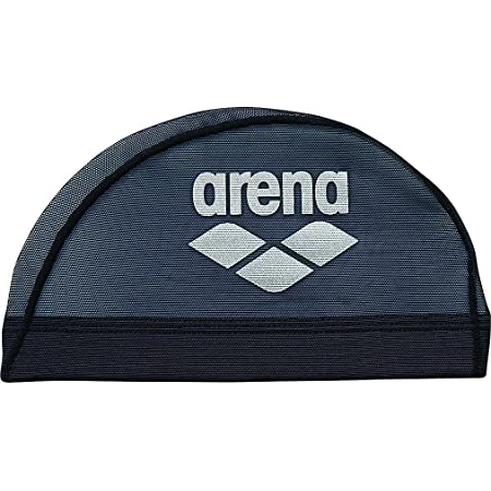 arena (アリーナ) フィットネス2WAYシリコーンキャップ 水泳用 ブラック×ブルー フリーサイズ FAR-1904