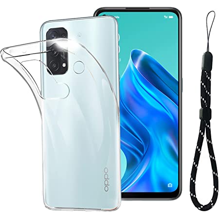 TRkin For OPPO Reno5 A ケース For OPPO Reno5 A カバー クリア TPU透明保護 ソフト シリコンケース 薄型 落下防止 衝撃吸収 耐衝撃 柔らかい手触り クリア For OPPO Reno5 A クリア ケース全面保護カバー