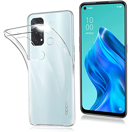 TRkin For OPPO Reno5 A ケース For OPPO Reno5 A カバー クリア TPU透明保護 ソフト シリコンケース 薄型 落下防止 衝撃吸収 耐衝撃 柔らかい手触り クリア For OPPO Reno5 A クリア ケース全面保護カバー