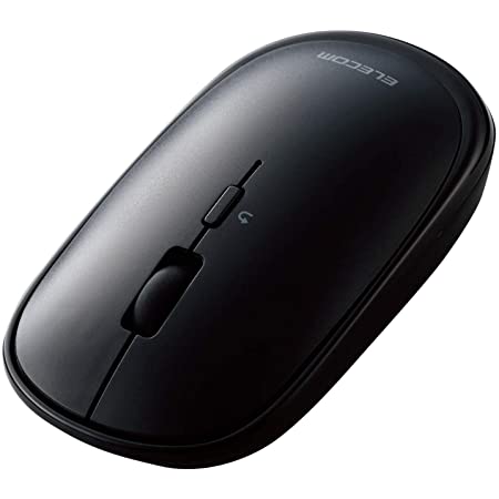 Bluetooth5.2 ワイヤレスマウス 充電式 Bluetooth マウス 薄型 静音 3DPIモー ワンタッチでデスクトップ 高精度 省エネルギー コンパクト TELEC認証取得済み (マウス-ブラック)