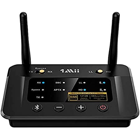 Lavaudio Bluetooth DAC 、 HiFi ldac Bluetooth レシーバー ブルートゥース オーディオ 受信機 DAコンバーター 5.0 RCA/AUX 3.5mm/光出力 LDAC/APTX HD/APTX LL/apt-x/AAC/SBC対応、スピーカー/サウンドバー/車載 接続て、携帯電話/タブレット/PC の高音質 音楽 を ハイレゾ ワイヤレス 受信用 DS200