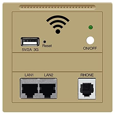 壁埋め込み式Wi-Fiルーター LAN 300Mbps