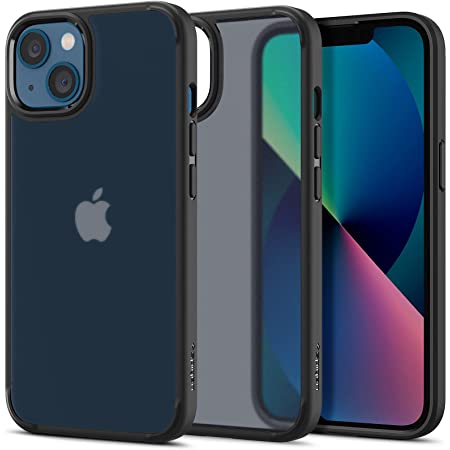 Spigen iPhone13 Pro 用 ケース 全透明 TPU バンパーケース 2重構造 米軍MIL規格取得 耐衝撃 すり傷防止 黄ばみ無し ワイヤレス充電対応 ウルトラ・ハイブリッド ACS03261 (クリスタル・クリア)