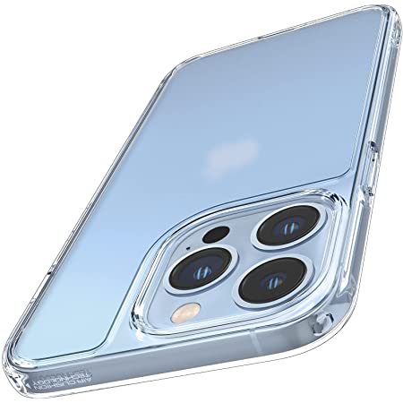 Spigen iPhone13 Pro 用 ケース 半透明 マット感 指紋防止 黄変なし [ ストラップホール付き ] 9H 背面強化ガラス 薄型 TPUバンパー 三層構造 重さ31g 米軍MIL規格 耐衝撃 衝撃吸収 四隅滑り止め カメラ保護 ワイヤレス充電対応 クォーツ・ハイブリッド ACS03272 (マット・クリア)