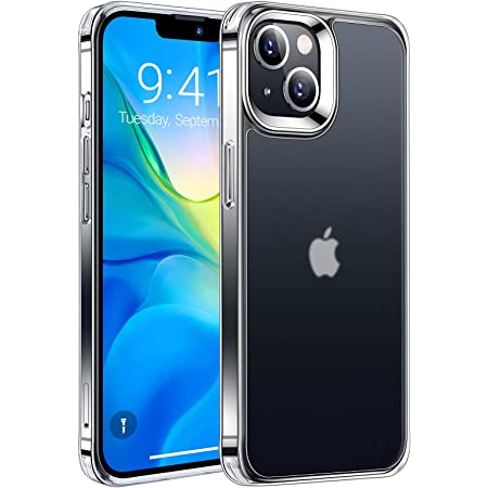 Spigen iPhone13 Pro 用 ケース 半透明 マット感 指紋防止 黄変なし [ ストラップホール付き ] 9H 背面強化ガラス 薄型 TPUバンパー 三層構造 重さ31g 米軍MIL規格 耐衝撃 衝撃吸収 四隅滑り止め カメラ保護 ワイヤレス充電対応 クォーツ・ハイブリッド ACS03272 (マット・クリア)