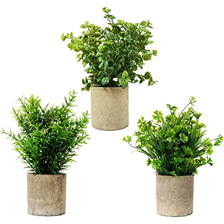 T4U フェイクグリーン 観葉植物 フェイク 小さい 室内 3個セット インテリア プレゼント