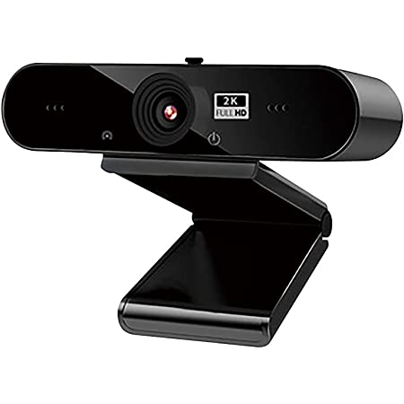SUNEAST WEBカメラ ウェブカメラ プライバシーシャッター付 2K 370万画素 WQHD 1440p 30FPS マイク内蔵 zoom会議用PCカメラ 85°広角 USB給電 360°調整 PCカメラ パソコン用 外付け SEW12-2K370PS