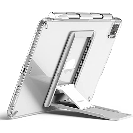 【Ringke】iPad スタンド タブレット スタンド 超薄型 縦置き 横置き 2Way 貼り付け パッドスタンド 角度調整可能 マルチアングル ポータブルスタンド キンドル 対応 Outstanding – Light Gray