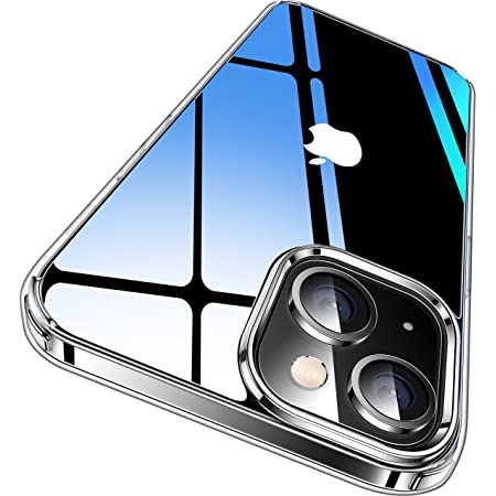 CASEKOO iPhone 13 Pro 用 ケース クリア 耐衝撃 米軍規格 SGS認証 ストラップホール付き 6.1インチ カバー ワイヤレス充電対応 アイフォン 13 Pro 用 ケース(クリア)