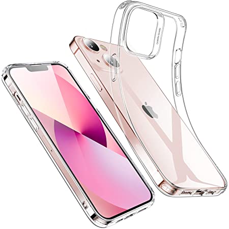 TORRAS 強化ガラス iPhone 13 用 ケース 全透明 9H硬度 薄型 軽量 黄変なし 日本製ガラス TPUバンパー ストラップホール付き 傷防止 レンズ保護 2021年 6.1インチ アイフォン 13 用 カバー クリア