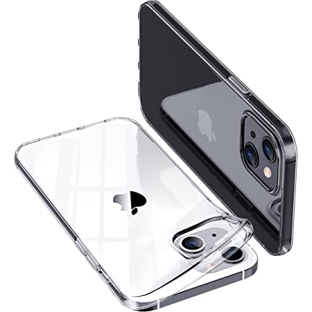 TORRAS 強化ガラス iPhone 13 mini 用 ケース 全透明 9H硬度 薄型 軽量 黄変なし TPUバンパー ストラップホール付き 傷防止 レンズ保護 2021年 5.4インチ アイフォン 13 ミニ 用 カバー クリア